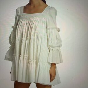 AJE Ruffle Mini Dress
